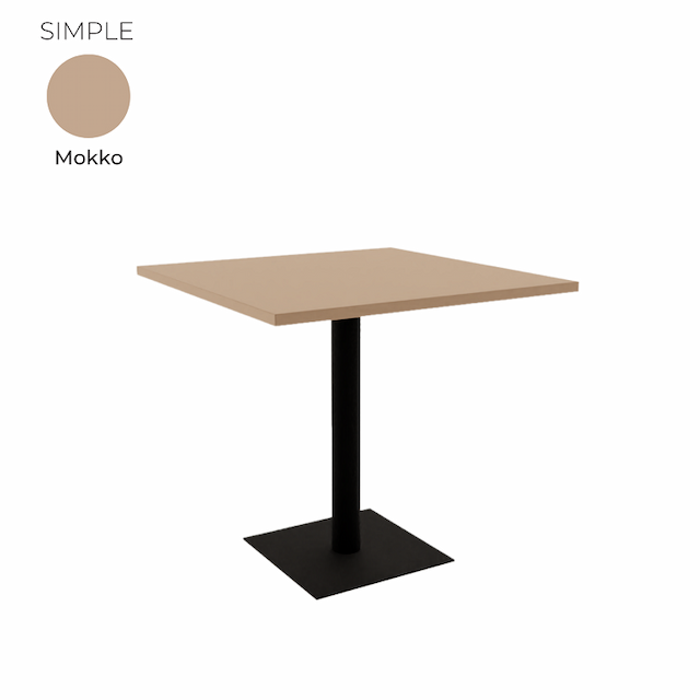 Стол обеденный квадратный Алсав 21SIMPLE.008 Mokko
