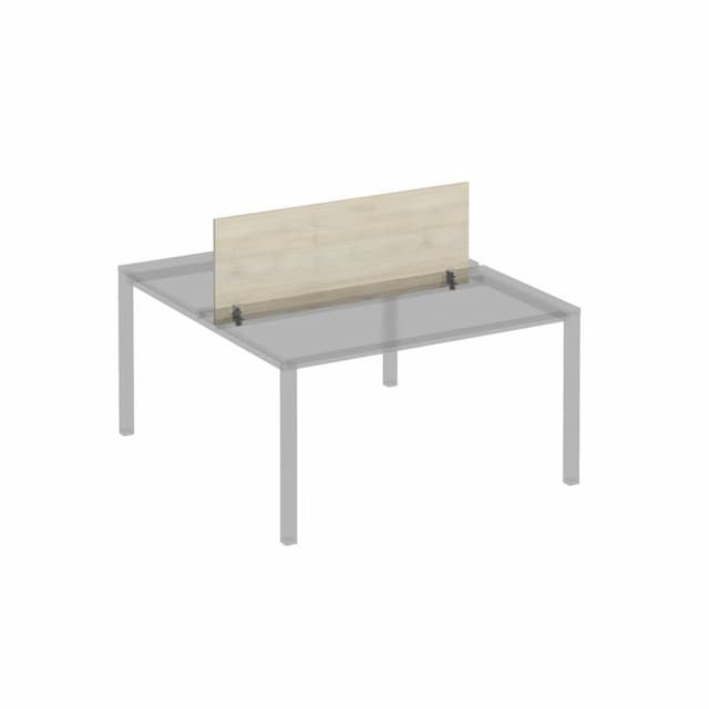 Экран для рабочей станции 140 на сером металлокаркасе Юнитекс Комфорт КФ К.С 847 ДШ дуб шамони