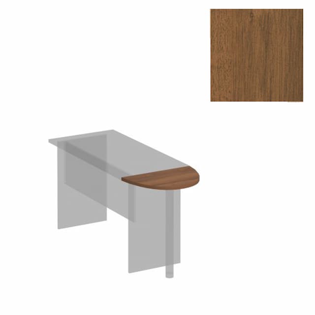 Приставка к столу без опоры Юнитекс Комфорт К.201 ОФ (60x40x2.5) французский орех