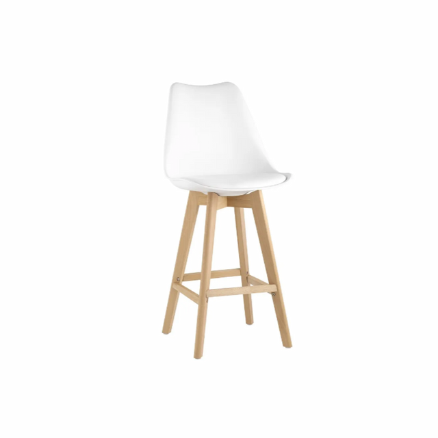 Стул барный Клен Бьянко сгр045/6 (экокожа, белый)