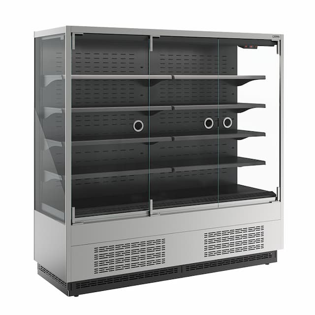 Витрина холодильная Carboma FC20-07 VM 1,9-1 (9006-9005) Cube 2 LIGHT фронт X0