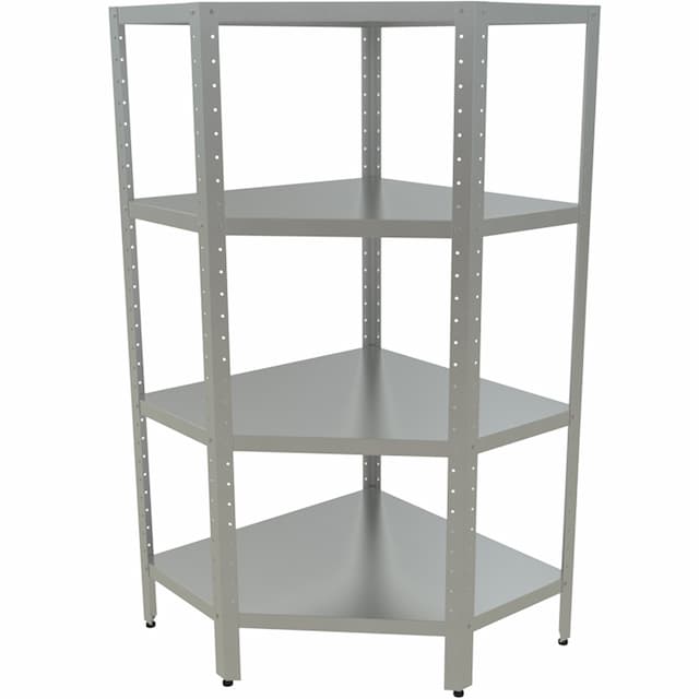 Стеллаж кухонный угловой КОБОР СКУ-5/3-80/100/430