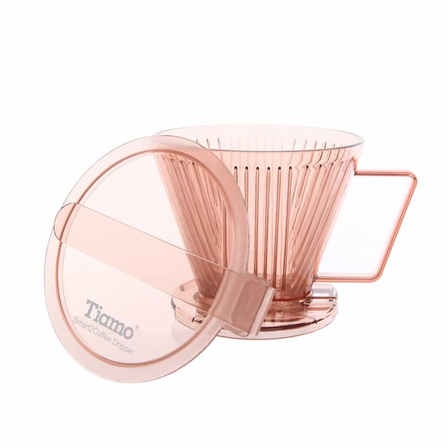 Воронка иммерсионная Tiamo SMART2COFFEE (HG5569TBR) по системе Клевер, пластик, коричневый
